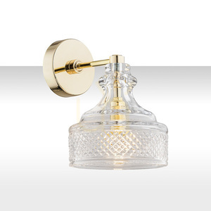 Kinkiet Argon Cruz transparentny mosiądzowany E14 IP20 4199 small 0