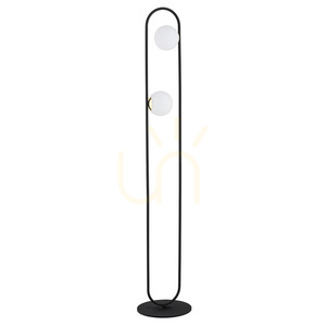 Lampa wisząca Argon Salerno 8038 transparentna z mosiężnymi detalami E27 small 2