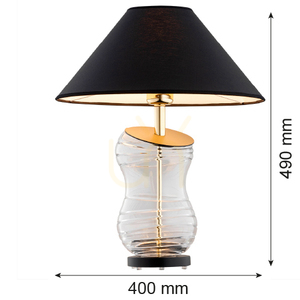 Lampa stołowa Argon Veneto czarna 8037 small 1