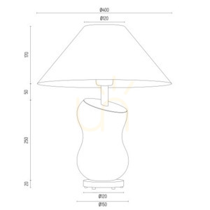 Lampa stołowa Argon Veneto czarna 8037 small 2