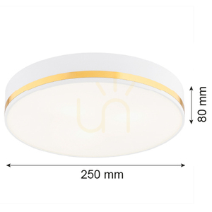 Plafon Argon AMORE biały 250 mm E27 IP20 7034 small 7