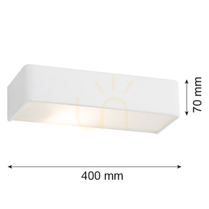 Kinkiet Argon Rodan biały 2xE27 400 mm SKU 656 small 2