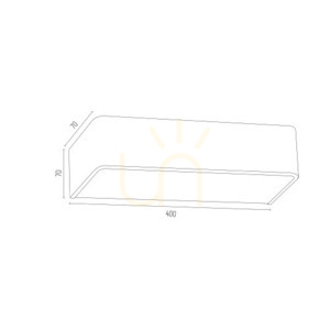 Kinkiet Argon Rodan biały 2xE27 400 mm SKU 656 small 3