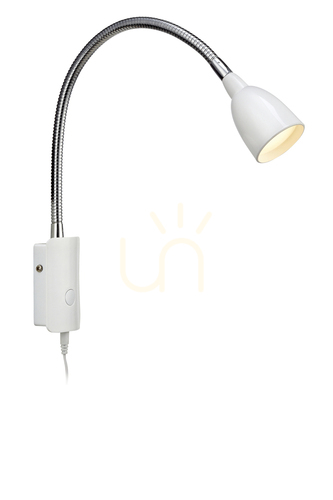 Sprawdź Kinkiet Markslojd Tulip 105939 biały chrom LED 3W metalowy