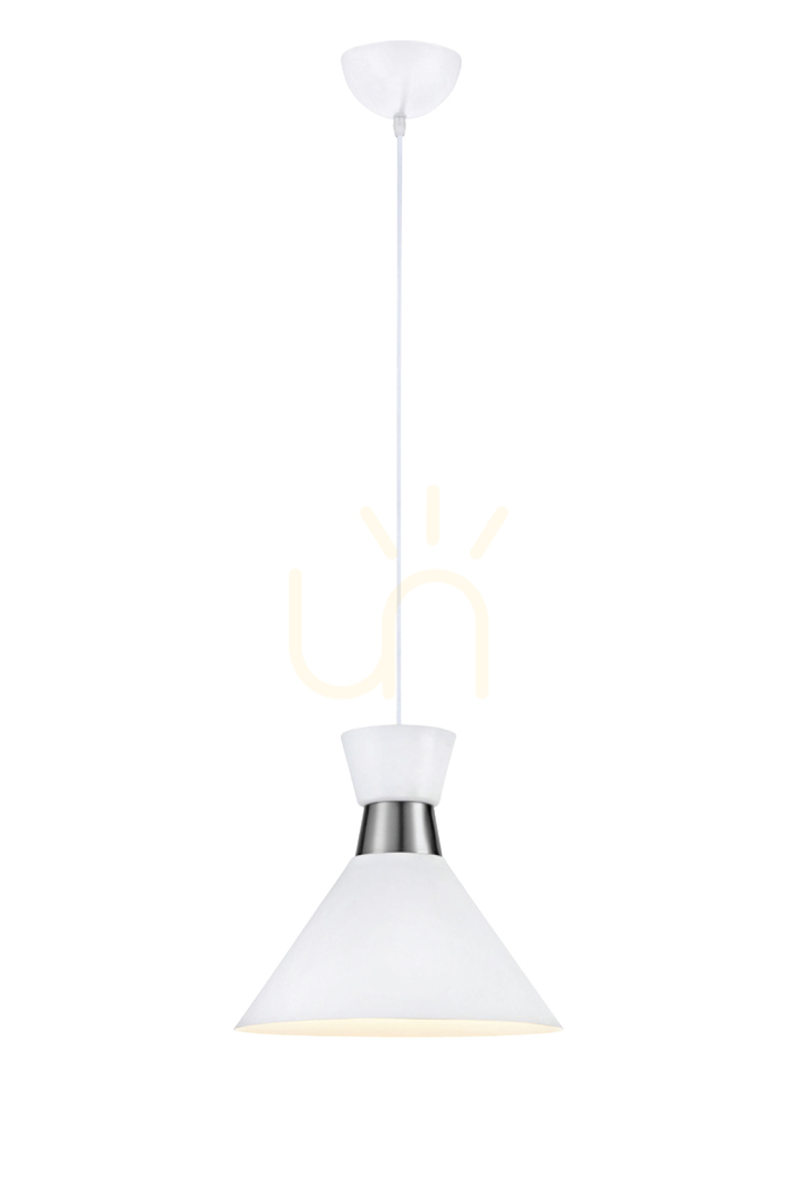 Sprawdź Lampa wisząca Markslojd Waist 106801 biała metalowa E27 33 cm Lampa wisząca Markslojd Waist 106801 biała metalowa E27 33 cm