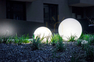 Zestaw kule ogrodowe Lunares Luna Ball biała UV IP44 LED zestaw 25, 30, 40, 50 cm - odporne na UV small 9