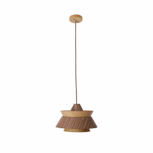 Sprawdź Lampa wisząca Max Light Kioto P0549 drewno metal 34 cm