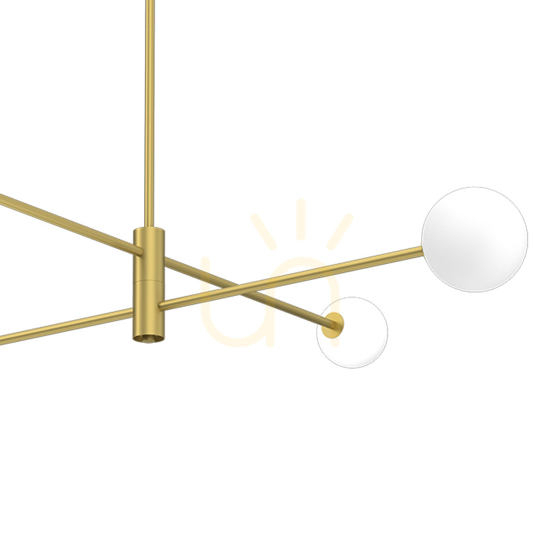 Zobacz Złota Lampa Sufitowa Dori Gold 4x G9 Złota Lampa Sufitowa Dori Gold 4x G9