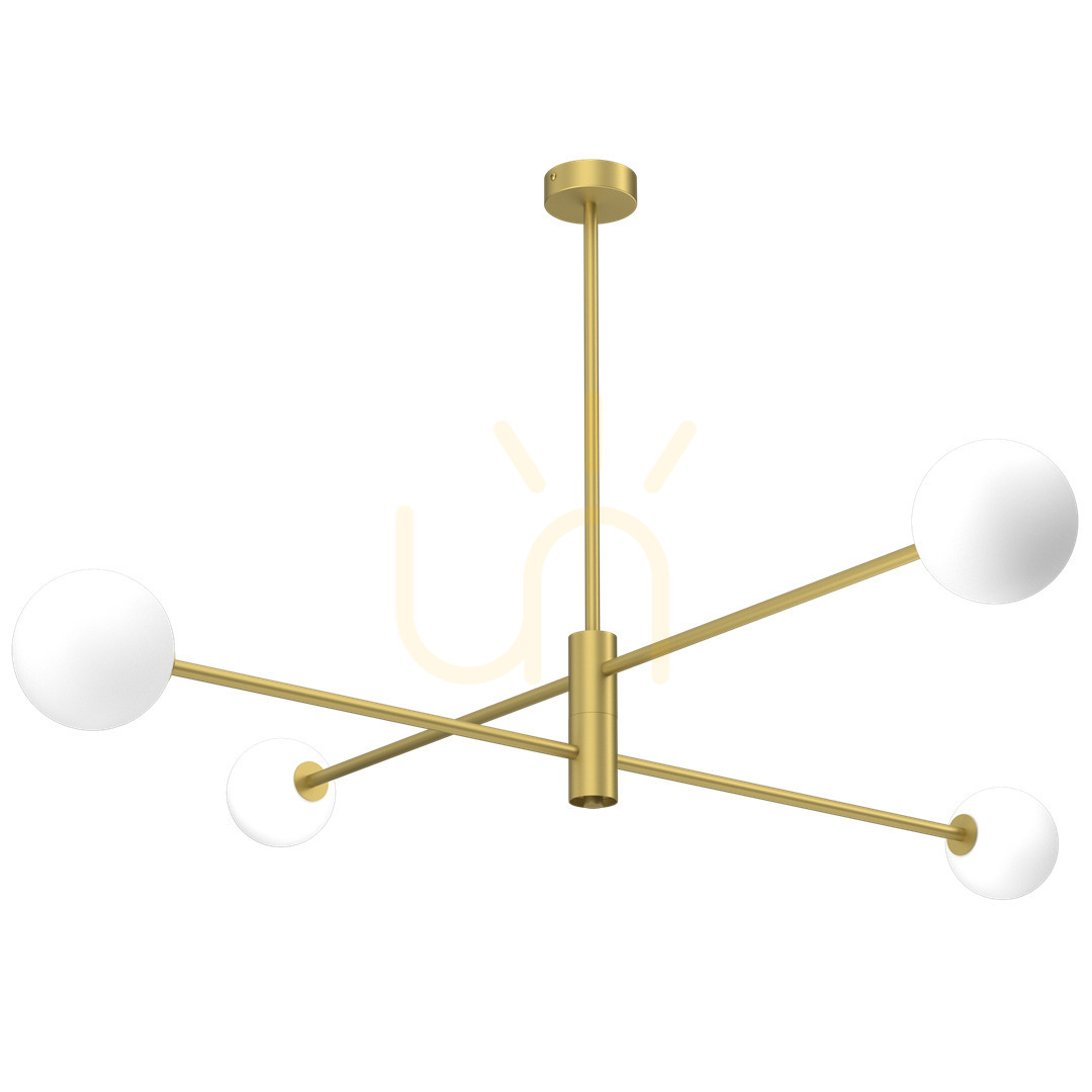 Zobacz Złota Lampa Sufitowa Dori Gold 4x G9 Złota Lampa Sufitowa Dori Gold 4x G9