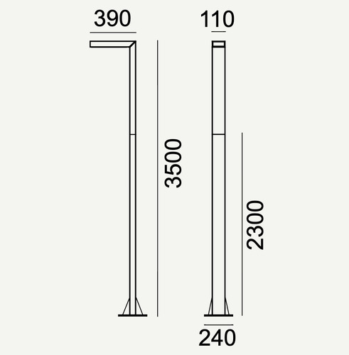 Sprawdź Latarnia ogrodowa NORLYS Asker aluminium LED 19,9W 3000K 5200GR