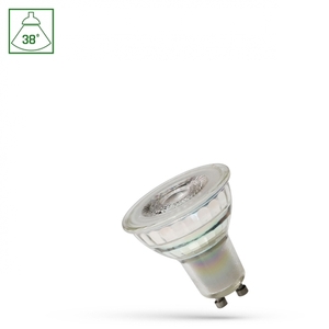 Led Gu10 230 V 5,5 W Smd 38st Ww Z Soczewką Szklana Dimmable Spectrum small 0