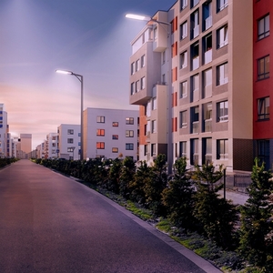 Lampa uliczna LED Spectrum STREETOS 2 150W, szara, z czujnikiem zmierzchu small 4