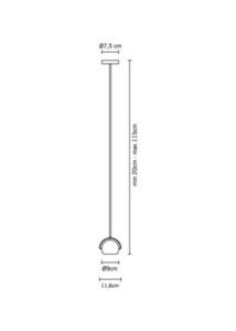 Lampa wisząca Fabbian Beluga Ø9 - Biała - D57 A17 01 small 1