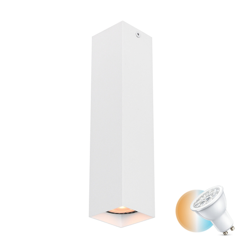 Sprawdź Lampka natynkowa Italux Ander biała GU10 24 cm CLN-28394-L-WH