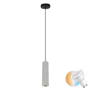 Lampa Wisząca Italux Srebrna Aluminium GU10 LED Ander PND-28394-1-ALU small 0