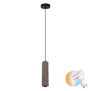 Lampa Wisząca Italux Ander Brązowa GU10 LED PND-28394-1-BRO small 0