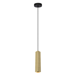Lampa Wisząca Italux Ander Czarna GU10 Aluminium LED PND-28394-1-GD small 1