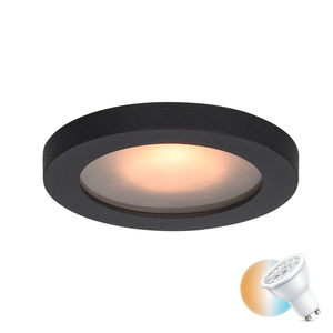 Oprawa wpuszczana Italux Antar GU10 czarna aluminiowa IP44 DL-26385-GU10-BK small 0