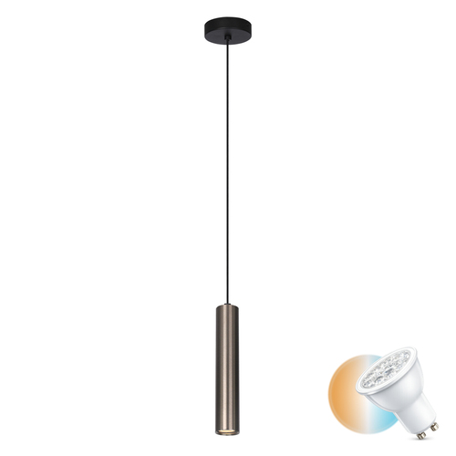 Sprawdź Lampa Wisząca Italux Lopus Brązowa GU10 PND-48930-1-BRO