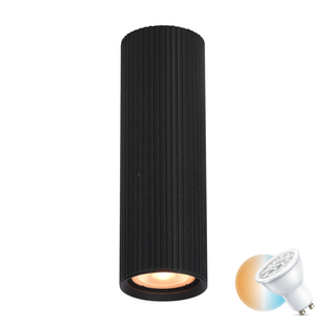 Lampa natynkowa Italux Rilok czarna GU10 aluminium CLN-83920-M-BK small 0