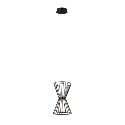 Sprawdź Lampa Wisząca Italux Sanke LED Czarna 8W 3000K PND-63849-2-BK