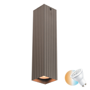Lampa Natynkowa Italux Tecno Brązowa Aluminium GU10 CLN-37492-L-BRO small 0