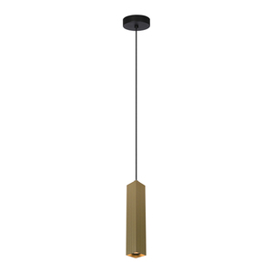 Lampa Wisząca Italux Tecno Złota GU10 LED PND-37492-1-GD small 1