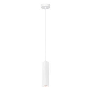 Lampa Wisząca Italux Tecno Biała Aluminium GU10 LED PND-37492-1-WH small 1