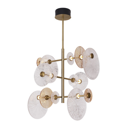 Sprawdź Lampa wisząca Max Light Allure P0541 złoty mat 60 cm LED 3000K