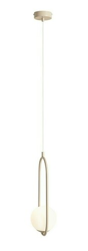 Sprawdź Lampa wisząca Aldex Riva beżowa szkło metal 1086G17