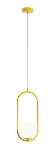 Sprawdź Lampa wisząca Aldex Riva mustard metal szkło 14 cm 1086G14