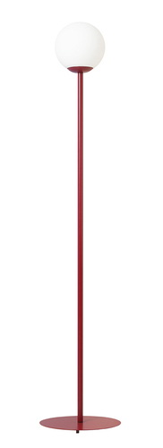 Sprawdź Lampa stojąca Aldex Pinne czerwona metal i szkło 1080A15