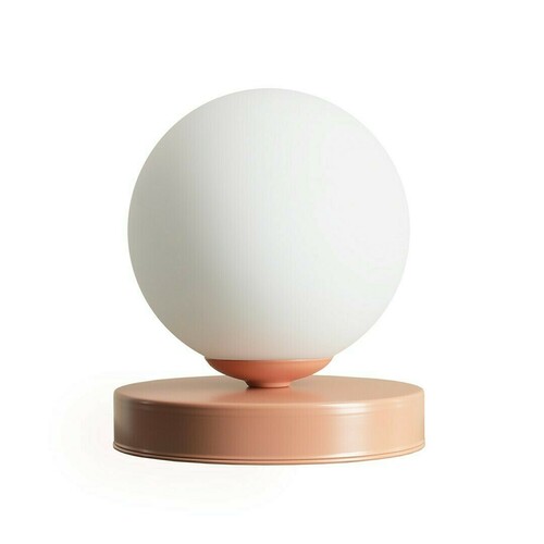 Sprawdź Lampka biurkowa Aldex Ball Coral S czerwona metalowa 1076B11_S