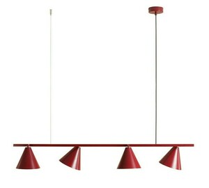 Lampa Wisząca Aldex Form 4 Czerwona 4xE27 120 cm 1108L15 small 0