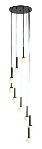 Sprawdź Lampa Wisząca Aldex Riu 9 Ring Czarna 1117N1