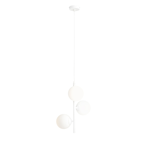 Sprawdź Lampa Wisząca Aldex Fin 3 Biała Metal-Szkło 3x10W 1120E_S