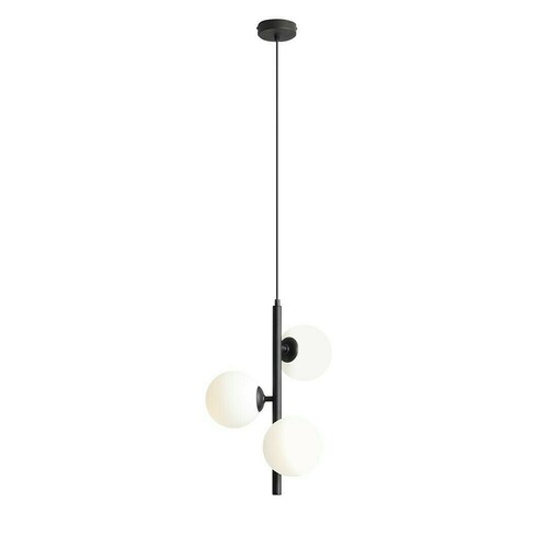 Sprawdź Lampa Wisząca Aldex Fin 3 Czarna Metal Szkło 1120E1_S