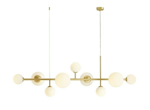 Sprawdź Lampa wisząca Aldex Dione 9 Brass mosiądz szkło 1092N40