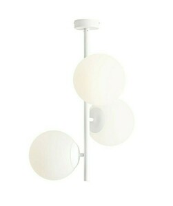 Biała lampa sufitowa Aldex FIN 3 M, 3×E27, szklane kule 20 cm, 1120PL_E_M small 0