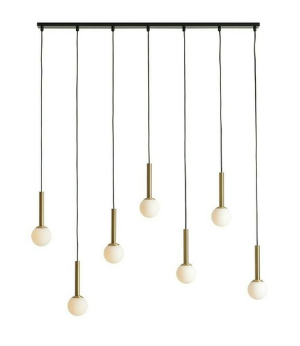Sprawdź Lampa wisząca Aldex Riu 7 mosiądz szkło 1121T40