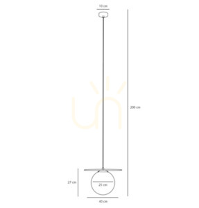 Lampa wisząca Aldex Loop Red Wine E27 25 cm 1125G15_L small 1