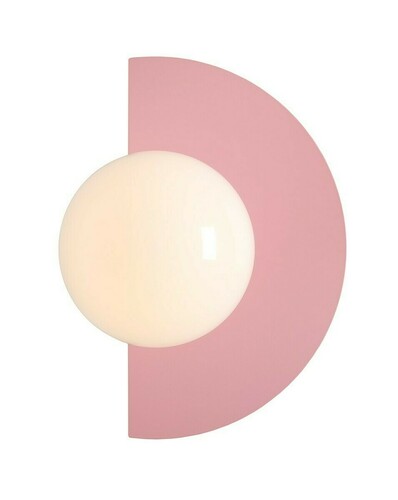 Sprawdź Kinkiet Aldex Loop Baby Pink metal szkło 1x10W 1125C18