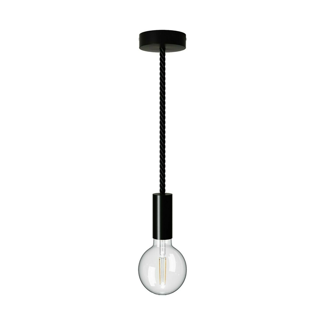 Sprawdź Czarna Lampa Wisząca Creative-Cables CAPL19518v2301 Czarna Lampa Wisząca Creative-Cables CAPL19518v2301