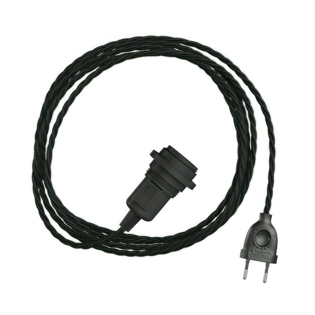 Sprawdź Czarna Lampa Wisząca Creative-Cables CAPL20391v27632 Czarna Lampa Wisząca Creative-Cables CAPL20391v27632