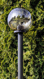 Lampa ogrodowa stojąca Moon lamp przydymiona 40 cm E27 czarny słupek 100 cm 2 Lampa ogrodowa stojąca Moon lamp przydymiona 40 cm E27 czarny słupek 100 cm small 2