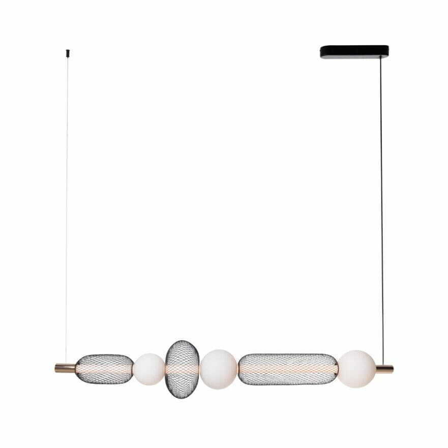 Sprawdź Lampa wisząca Max Light Bora C P0593 czarno-złota LED 29W 130 cm Lampa wisząca Max Light Bora C P0593 czarno-złota LED 29W 130 cm
