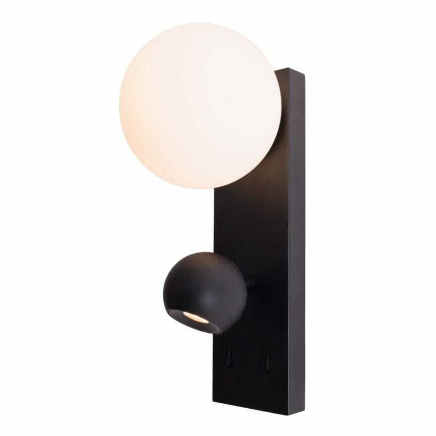 Zobacz Kinkiet Max Light Atom W0351 czarny 2xLED 10W 28 cm Kinkiet Max Light Atom W0351 czarny 2xLED 10W 28 cm