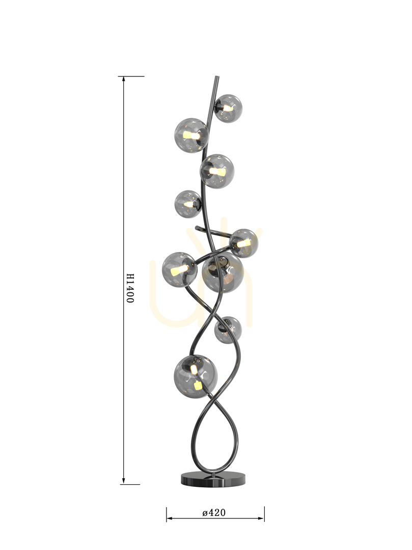 Pokaż Designerska Lampa Podłogowa NANCY - Aviano Premium Designerska Lampa Podłogowa NANCY - Aviano Premium