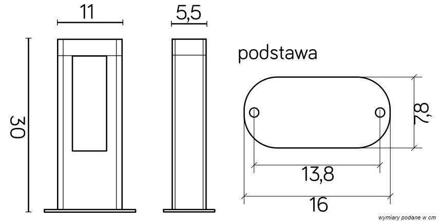 Obejrzyj Lampa stojąca zewnętrzna EVO LED 30cm,ciemny popiel Lampa stojąca zewnętrzna EVO LED 30cm,ciemny popiel