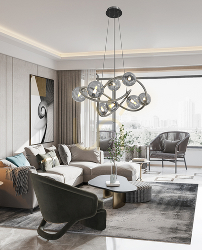 Sprawdź NANCY - Lampa wisząca 8-pł. Aviano PREMIUM